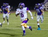 Lemoore's Preston Scott returned a kickoff Friday night at Washington Union for 85 yards and a touchdown.